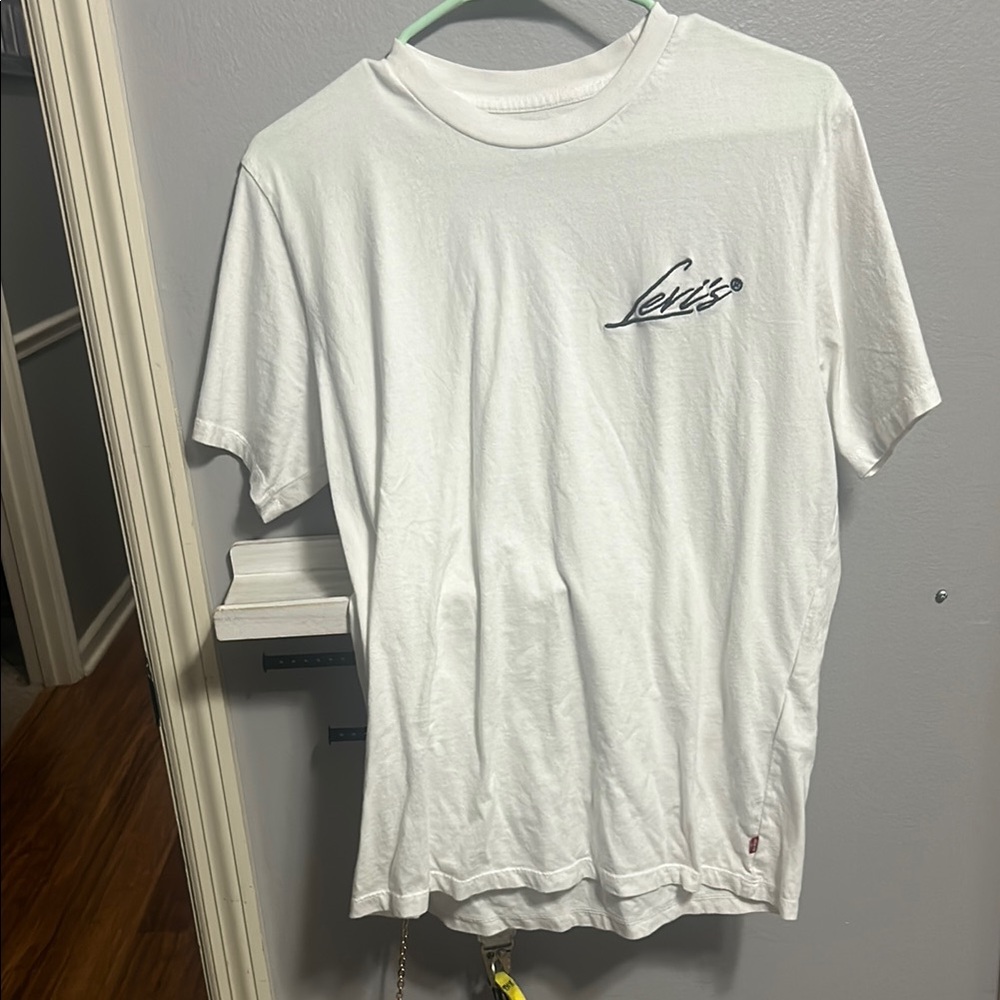 Levi's White Short Sleeve Tee Casual Cotton